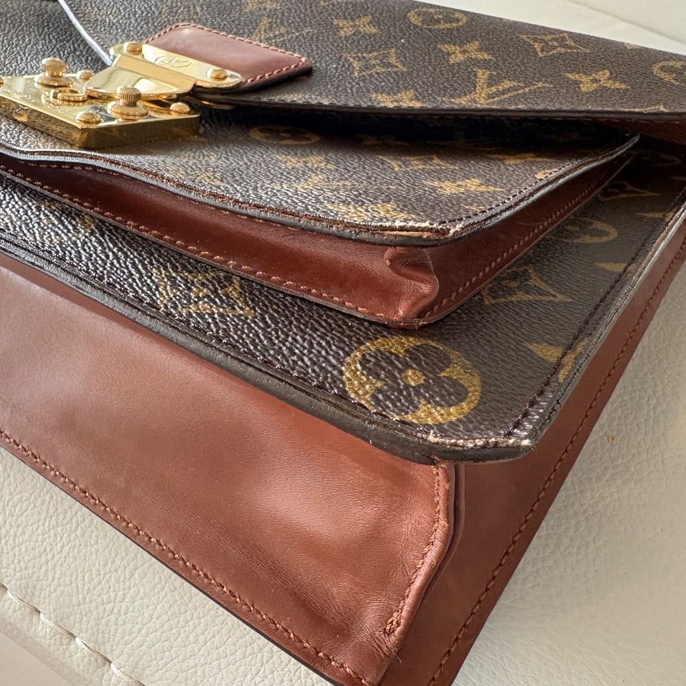 LOUIS VUITTON ❤️ Monogram Monceau Shoulder / Crossbody 2 Way Bag - Picture 16 of 16